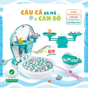 Đồ chơi câu cá-Hà Mã vui học