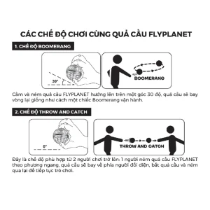 Alternative view of Đồ chơi quả cầu bay Flyplanet (Xanh)