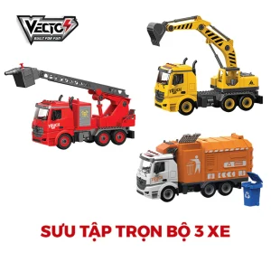 Đồ chơi lắp ráp DIY Xe thu gom rác